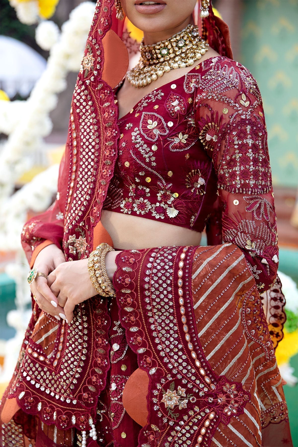 Nureh | Jhoomro Wedding Formals | NL-53 - MAHRO -  Nureh Bridal - Original Designer Dress - House of Maryam