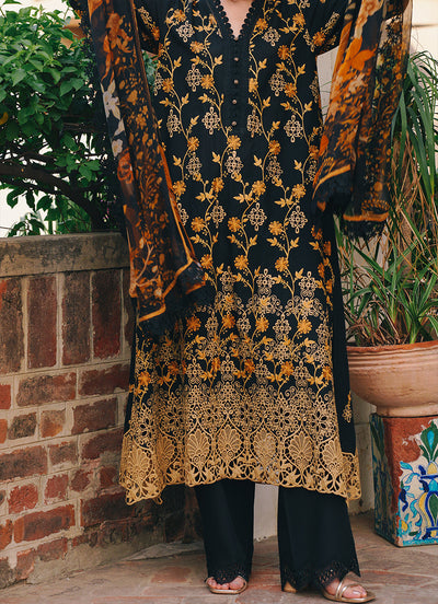 Image | Summerkari 25' | Kaisah -  Image 3 Piece - Unstitched - Original Designer Dress - House of Maryam