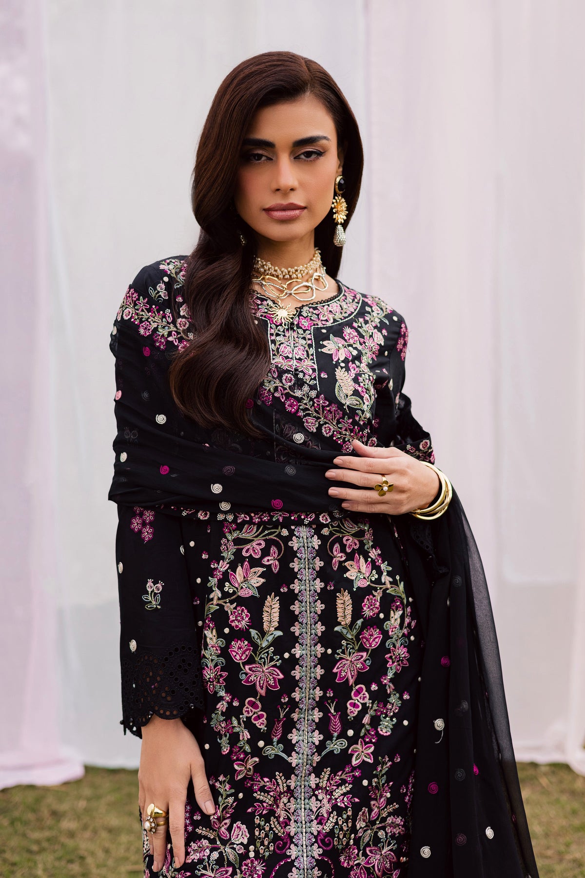 Batik | Naomi Luxury Lawn Eid Edit 26' | Rene 3Pc, image 5