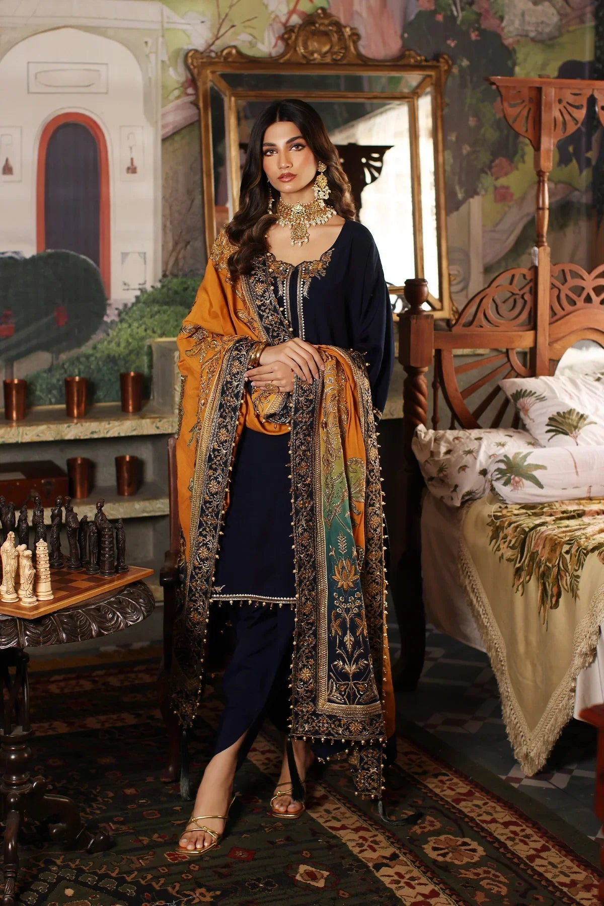 Mina Kashif | Meeral Formals 23 | MKF23-17 -  Mina Kashif Formal - Original Designer Dress - House of Maryam