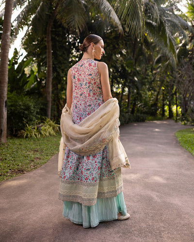 Faiza Saqlain | Zinnia Lawn 25 | Danica -  Faiza Saqlain Ladies Clothes - Original Designer Dress - House of Maryam