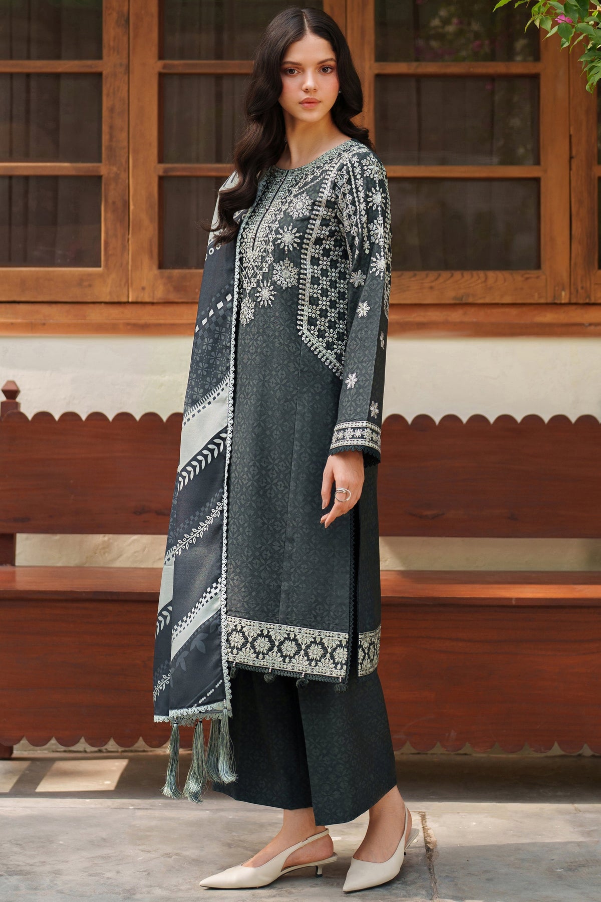 Farasha | Meline Premium Viscose 25 | Slate Gray-2