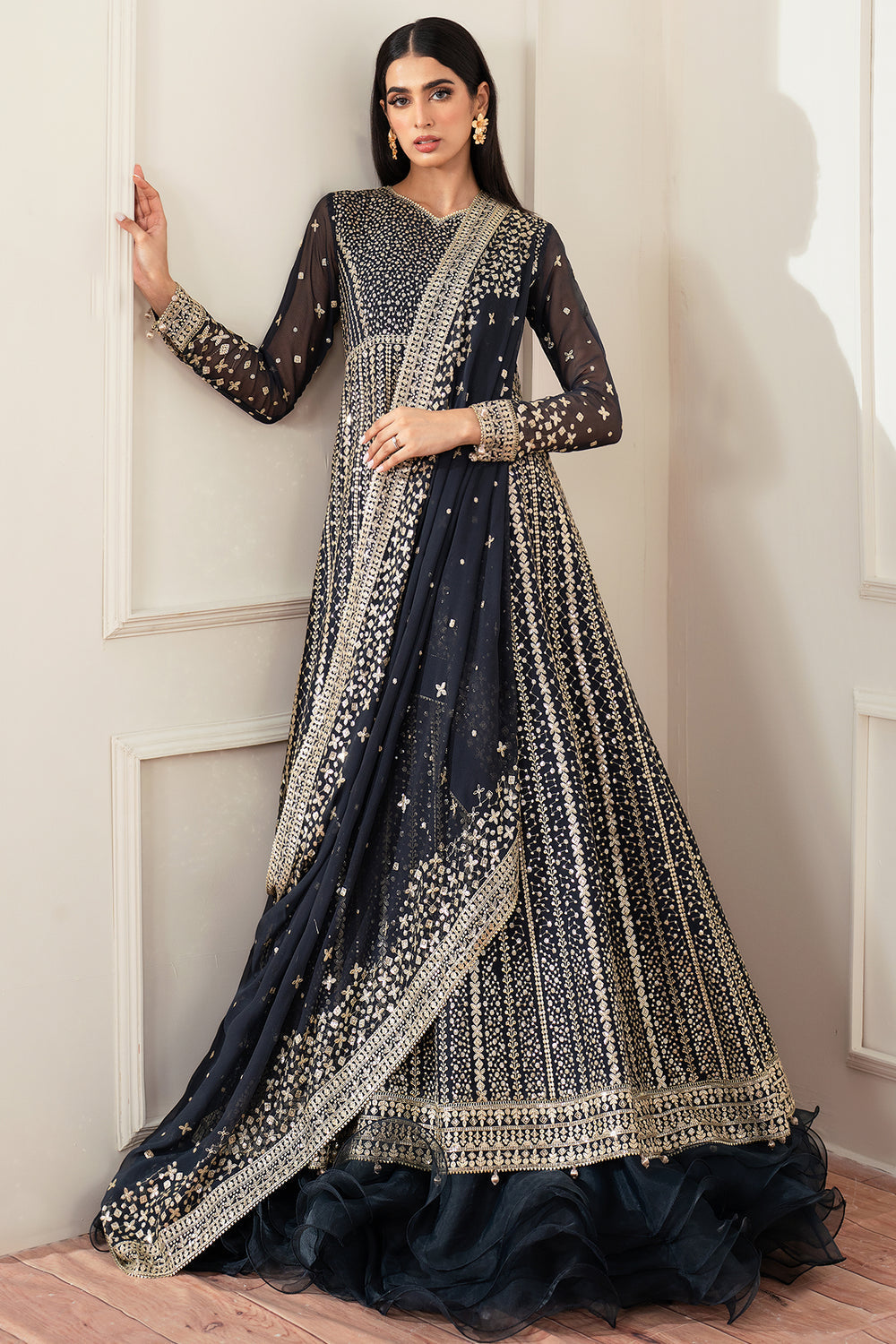 Farasha | Essence Formals 25 | Midnight Navy -  Farasha Ladies Clothes - Original Designer Dress - House of Maryam