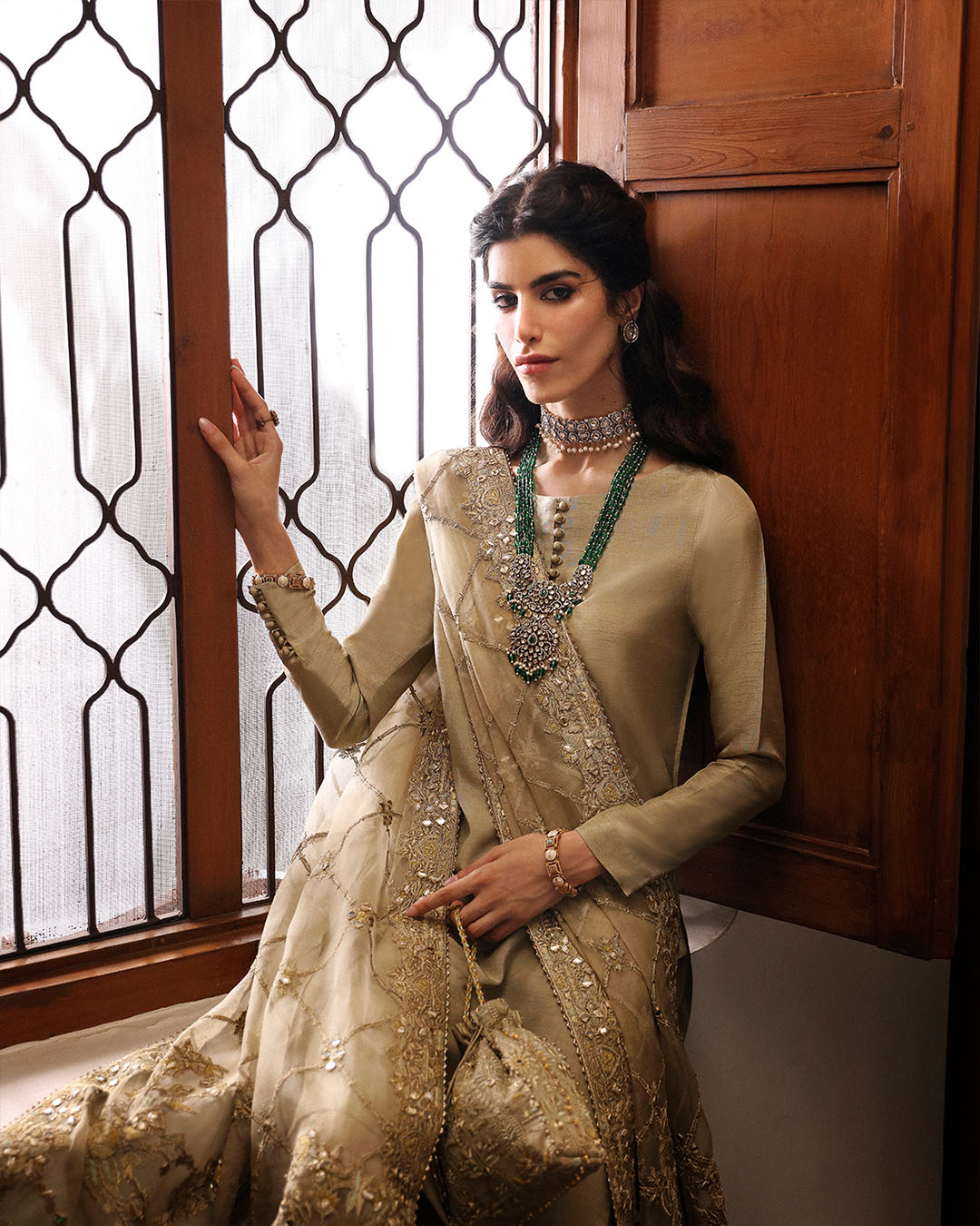 Faiza Saqlain | Mehermah Luxe Formals | Nainsi -  Faiza Saqlain Formal - Original Designer Dress - House of Maryam