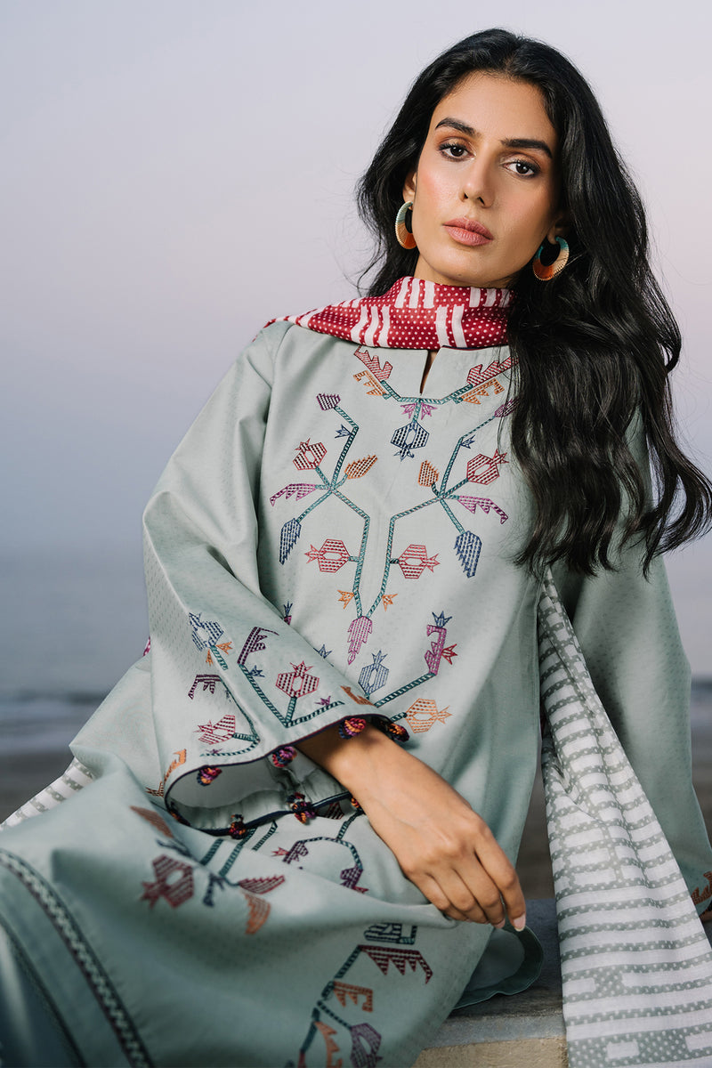 Jazmin | Summer Lawn 25 | USE-9137 -  Jazmin Ladies Clothes - Original Designer Dress - House of Maryam