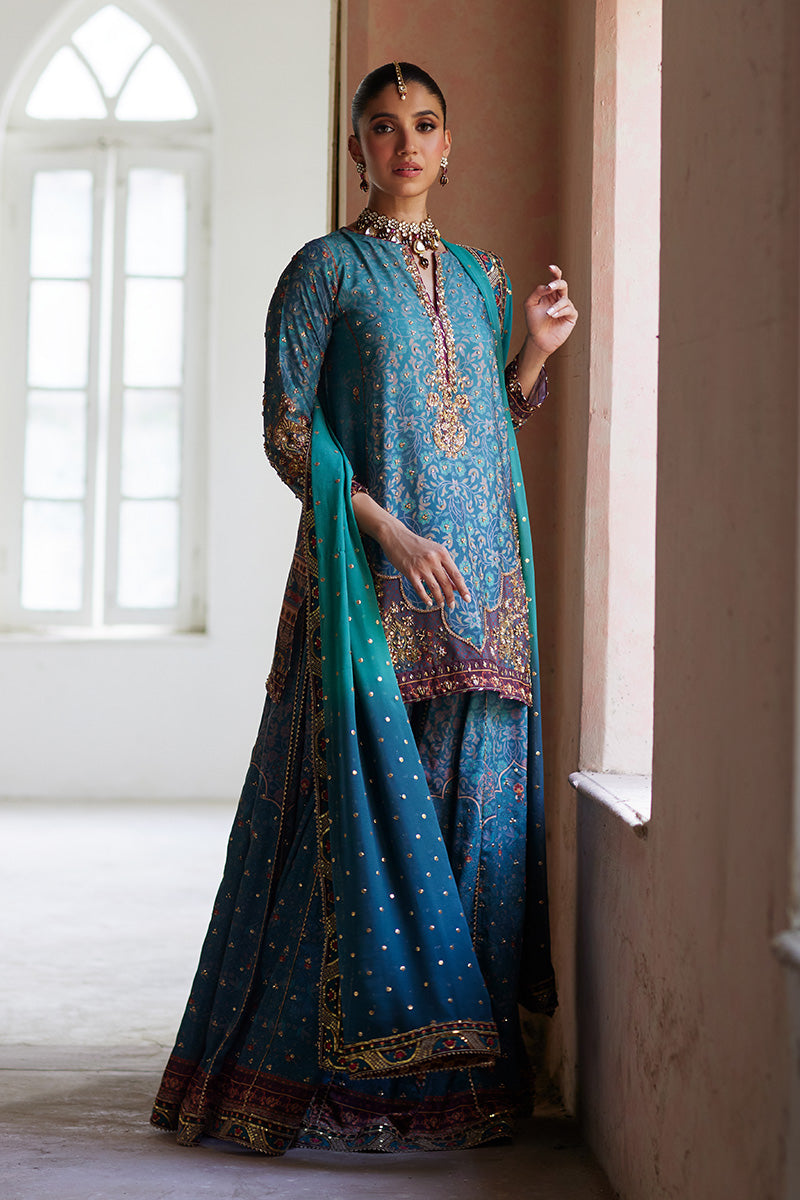 Mina Hassan | Formal Dholki Collection | Leela -  Mina Hassan Ladies Clothes - Original Designer Dress - House of Maryam