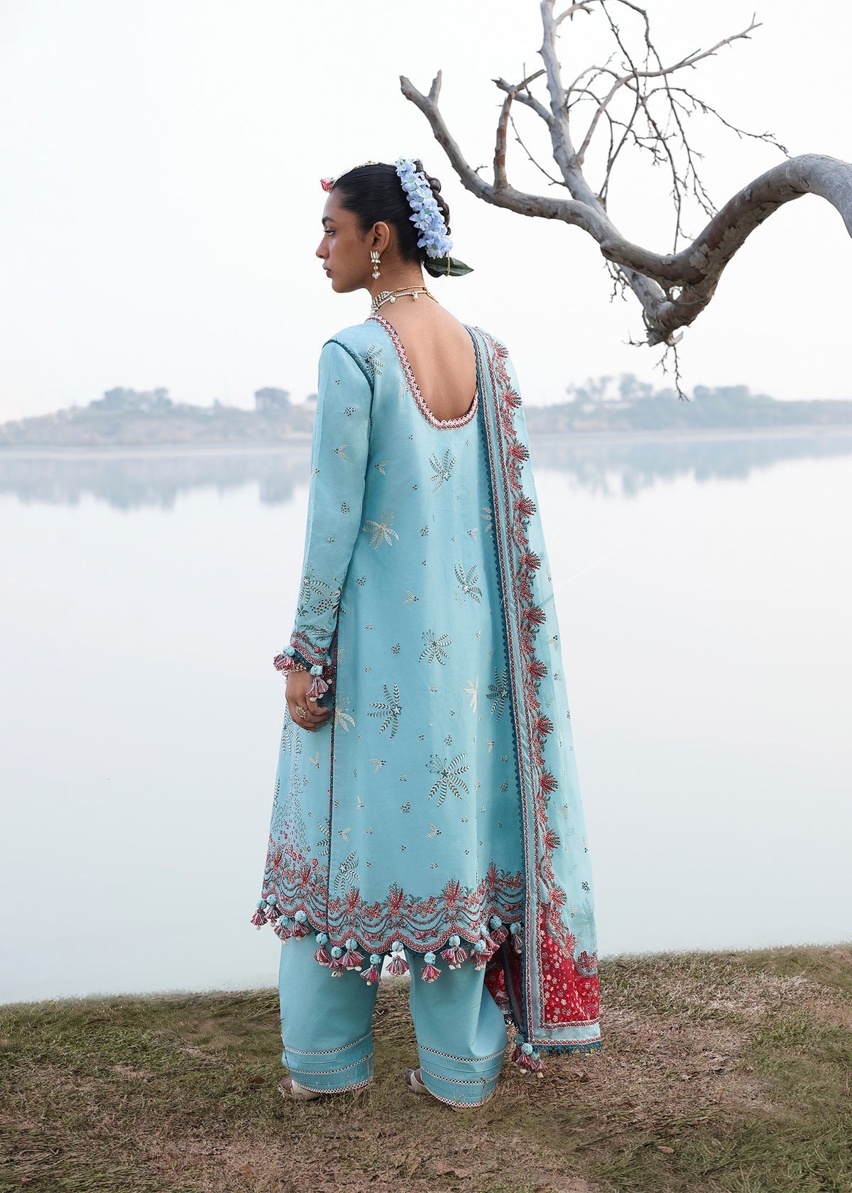 Hussain Rehar | Kalabagh Luxury Lawn 26 | Sepher, image 2