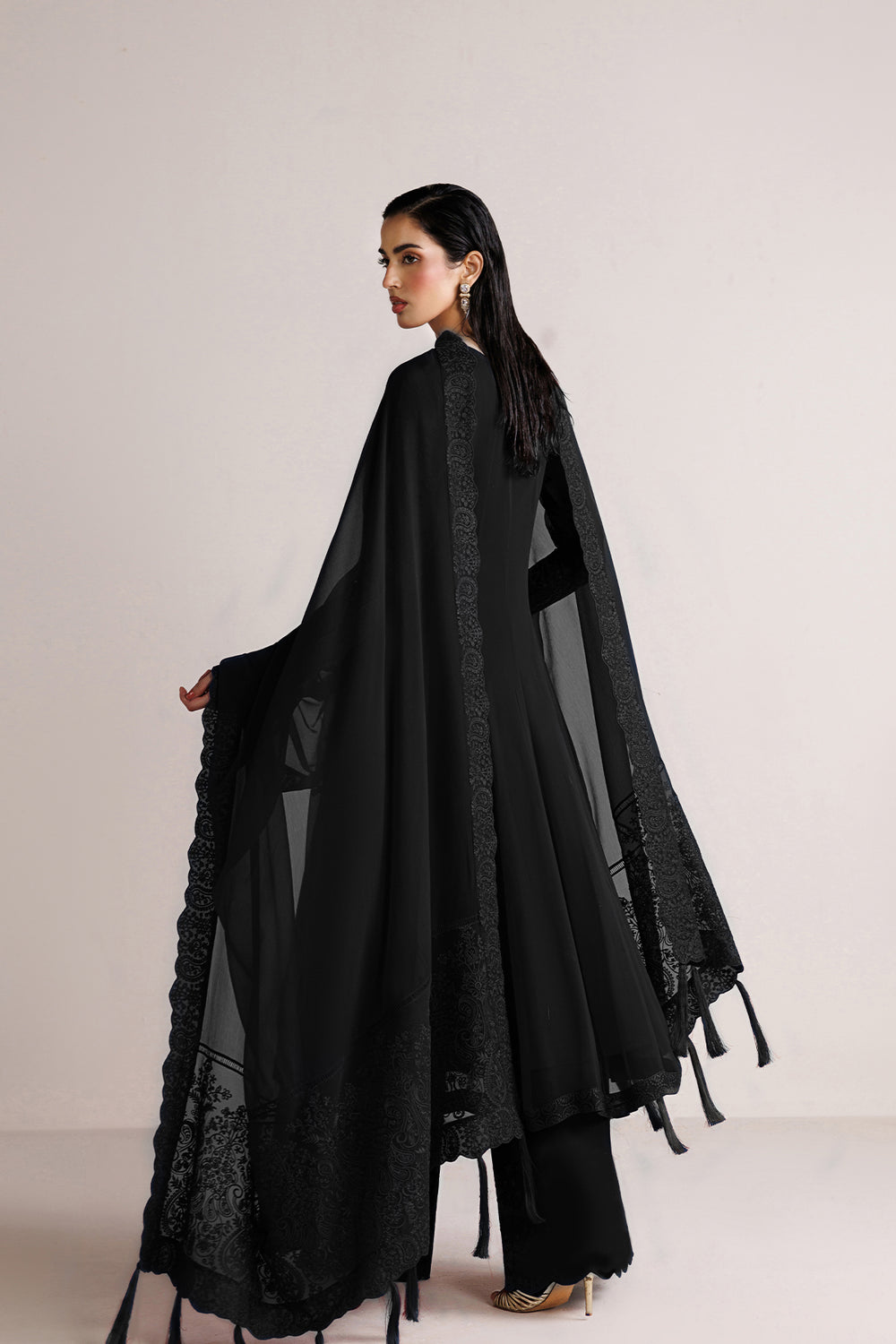 Farasha | Chiffon Essentials 26 | Black Dahlia, image 2