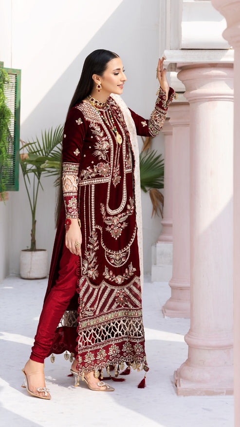 Zebtan | Andaz e Makhmal | ZAM-02 -  Zebtan Ladies Clothes - Original Designer Dress - House of Maryam