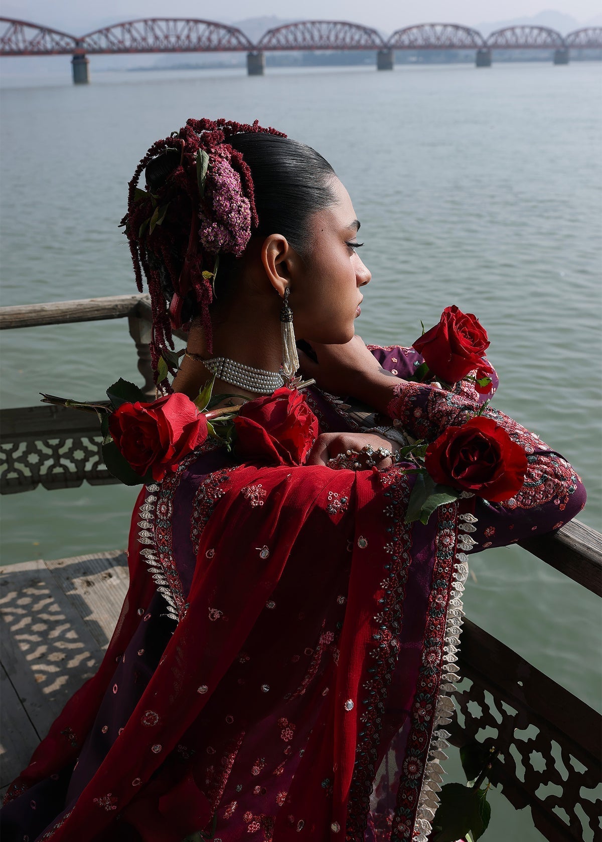 Hussain Rehar | Kalabagh Luxury Lawn 26 | Nihdi, image 7
