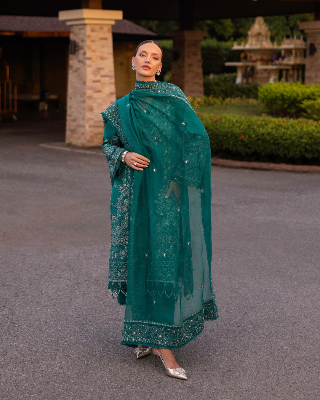 Faiza Saqlain | Zinnia Lawn 25 | Calla -  Faiza Saqlain Ladies Clothes - Original Designer Dress - House of Maryam