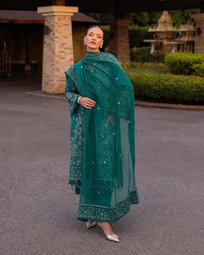 Faiza Saqlain | Zinnia Lawn 25 | Calla -  Faiza Saqlain Ladies Clothes - Original Designer Dress - House of Maryam
