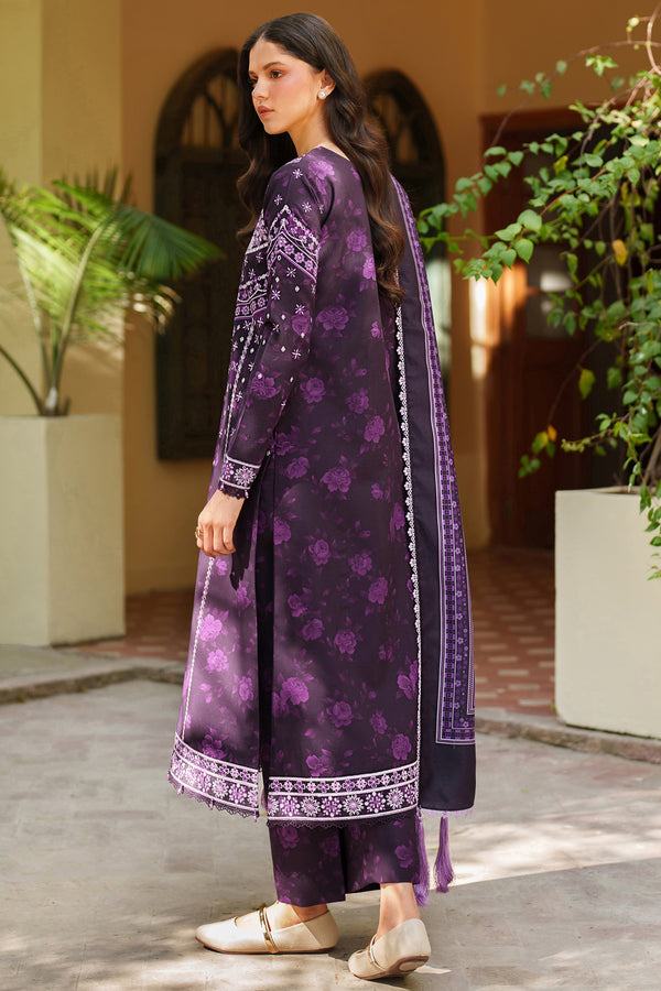 Farasha | Meline Premium Viscose 25 | Plum Powder-2