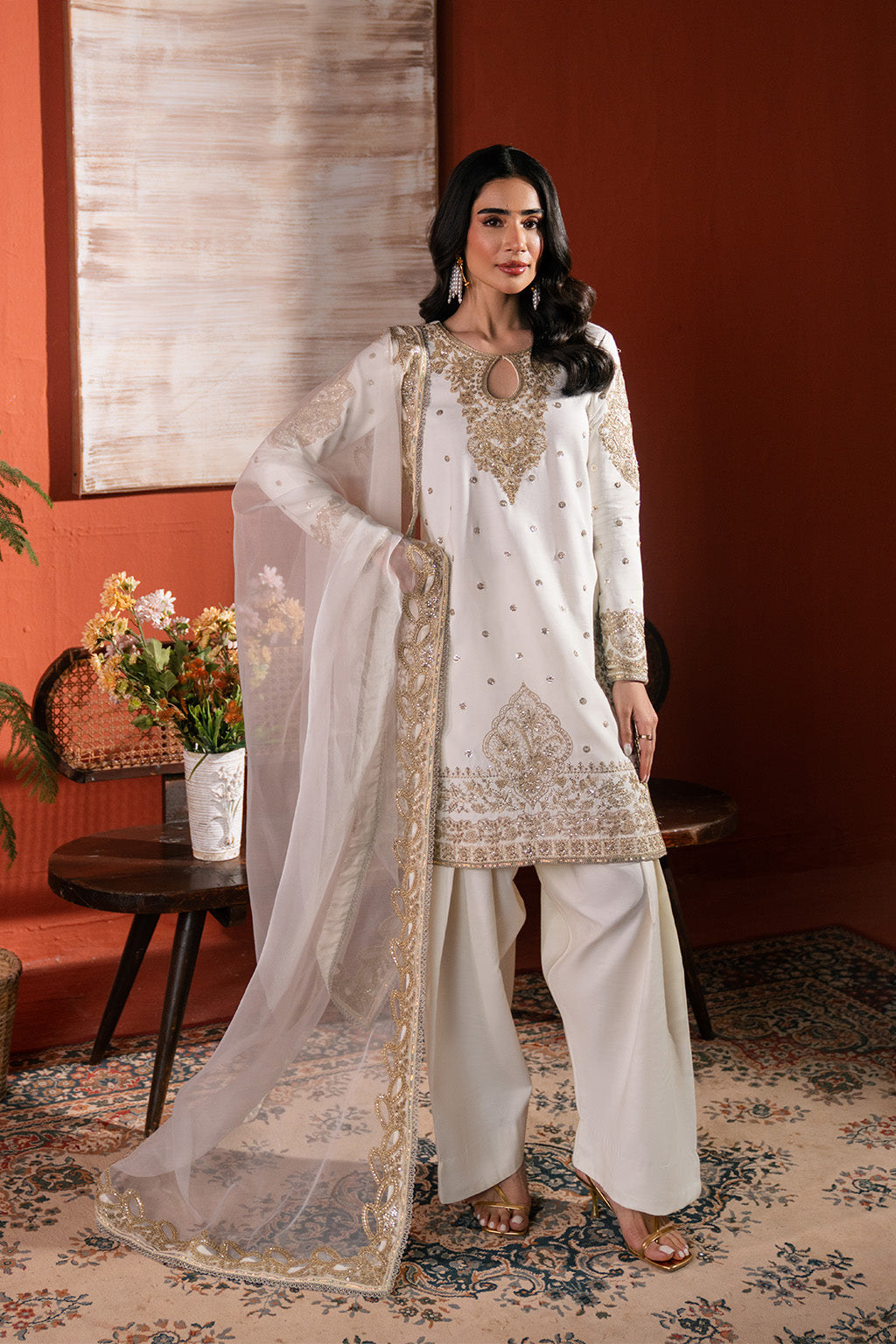 Neeshay | Raw Silk | RTW-RS-02 -  Neeshay Ladies Clothes - Original Designer Dress - House of Maryam