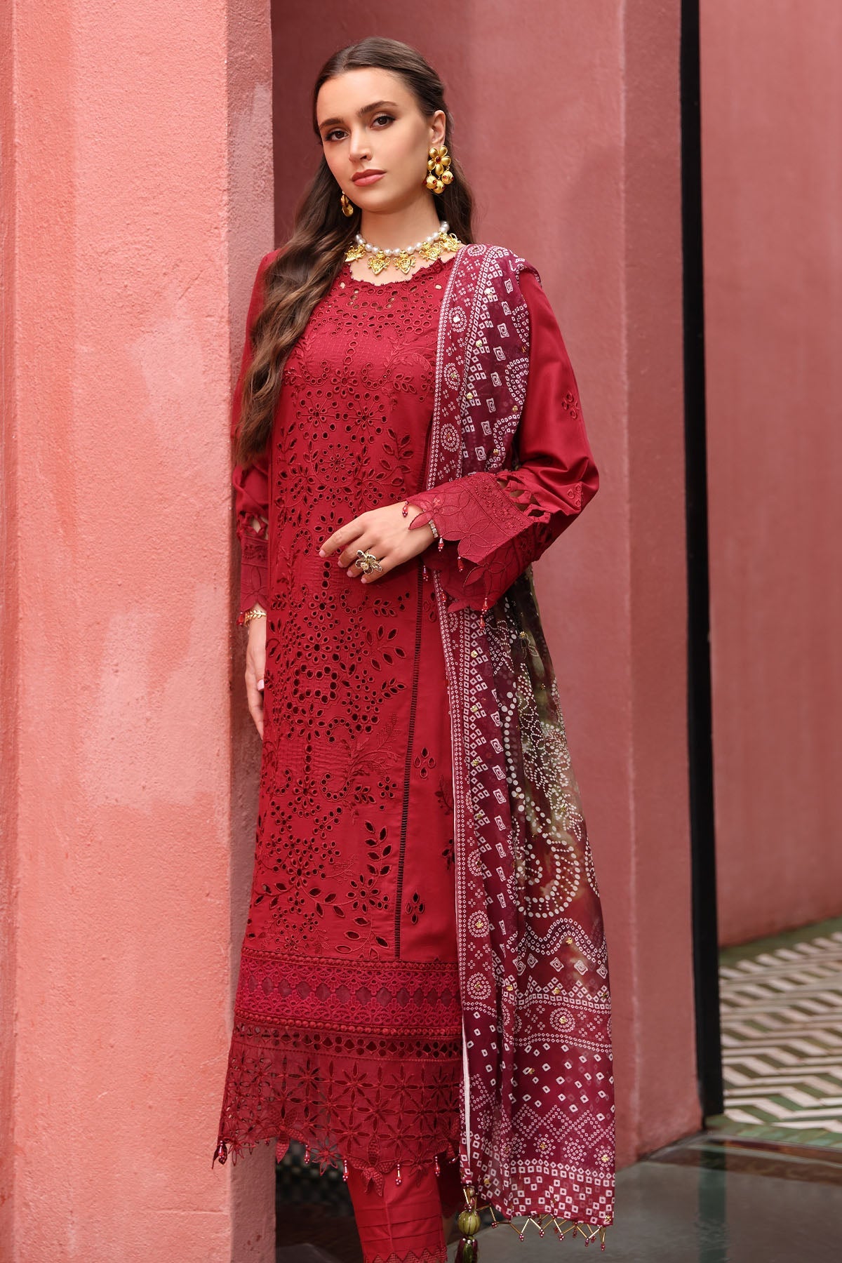 Nureh | Bazaar Lawn 25 | NE-109 -  Nureh Ladies Clothes - Original Designer Dress - House of Maryam