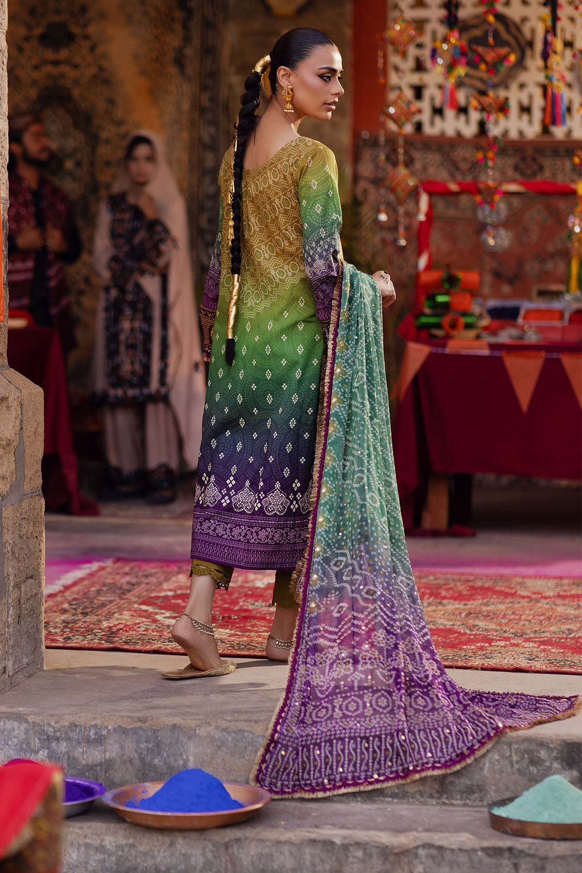 Nureh | Bazaar Lawn | NS-132 -  Nureh Luxury - Original Designer Dress - House of Maryam