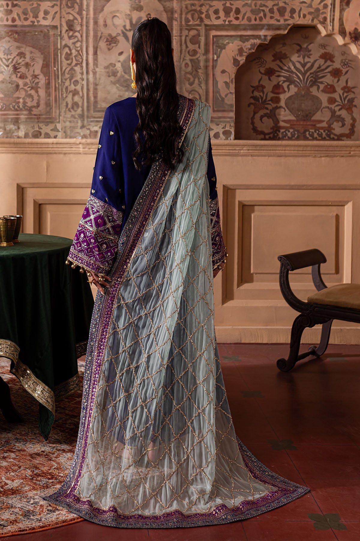 Nureh | Nur Mahal Formals |  NE-137 -  Nureh Ladies Clothes - Original Designer Dress - House of Maryam