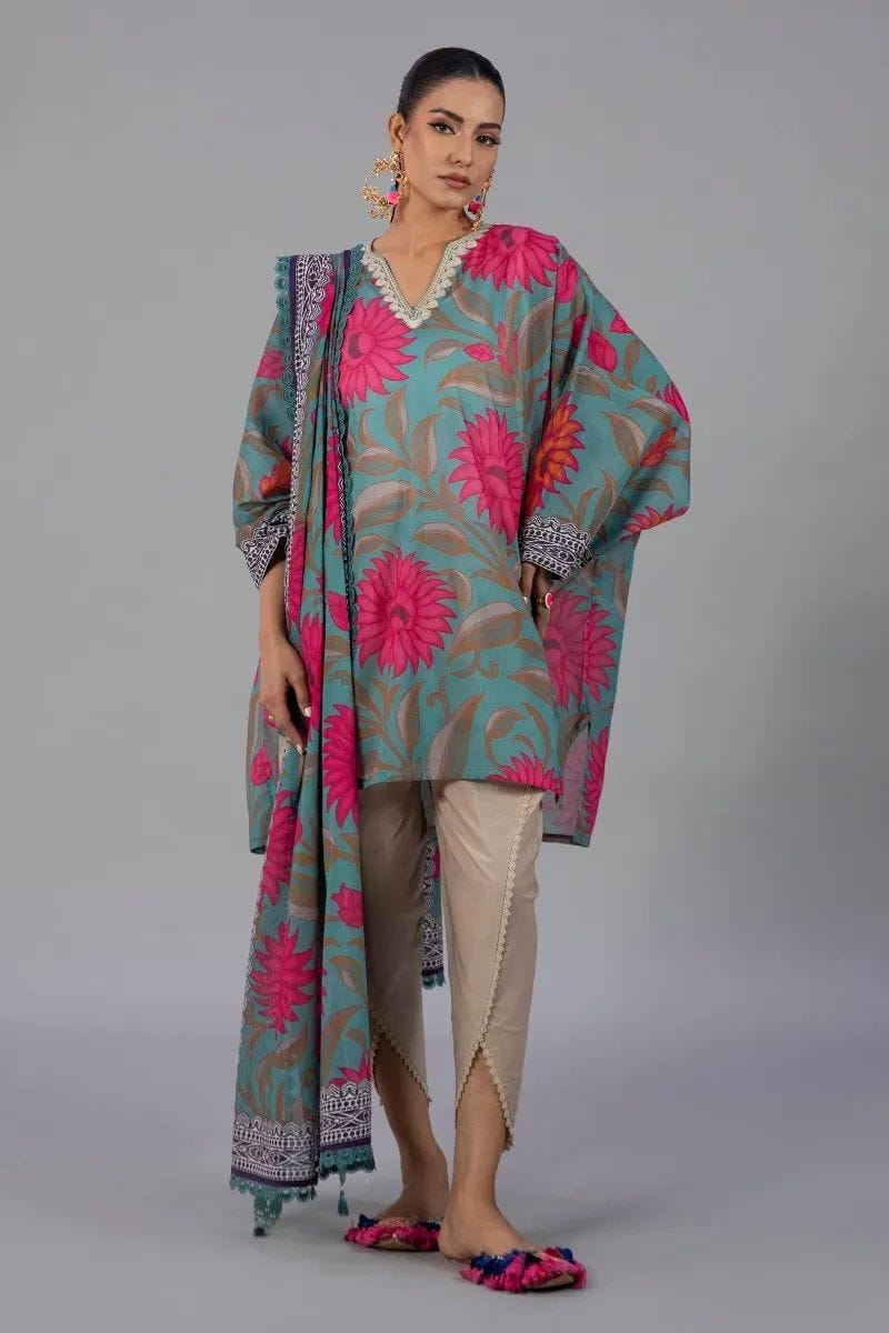 Sana Safinaz | Luxury Collection | 06B -  Sana Safinaz Ladies Clothes - Original Designer Dress - House of Maryam