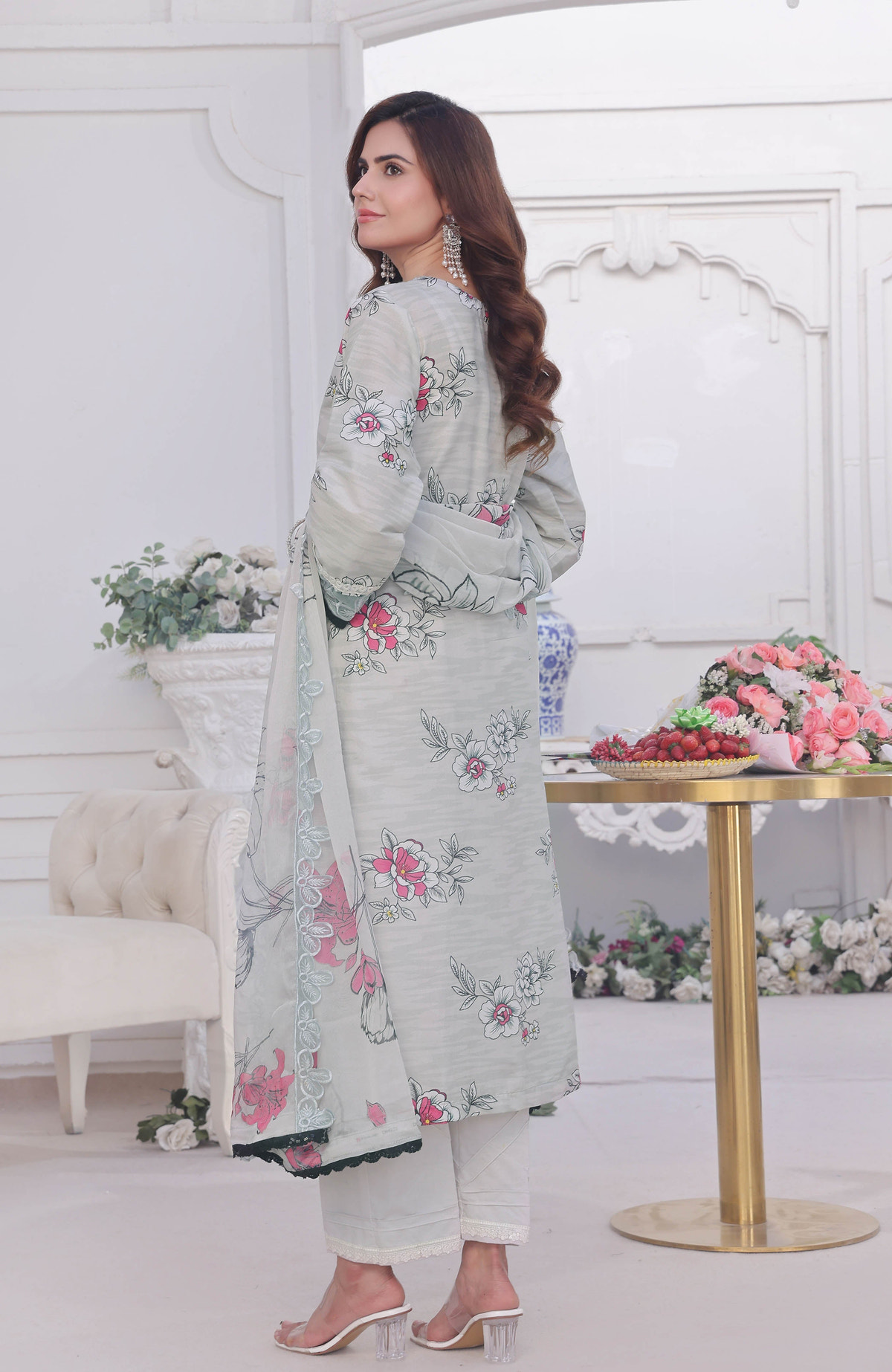 Al Zohaib | Applique Kari Cutwork Edit 25 | ACE-25-07 -  Alzohaib Ladies Clothes - Original Designer Dress - House of Maryam