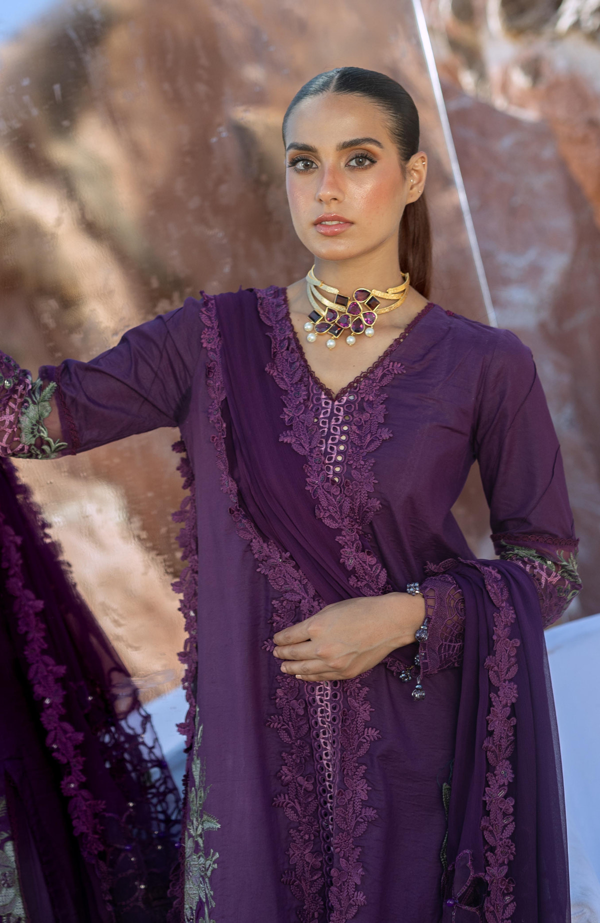 Al Zohaib | Mahiymaan Luxury Lawn 26 | MLL-26-07, image 2
