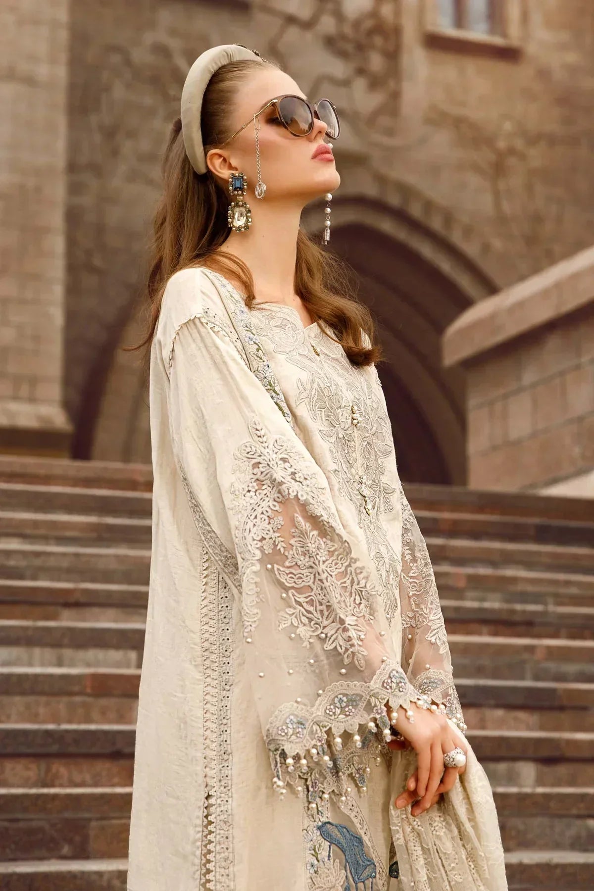 Maria B | Luxury Lawn | D-2307-B -  Maria B Luxury - Original Designer Dress - House of Maryam