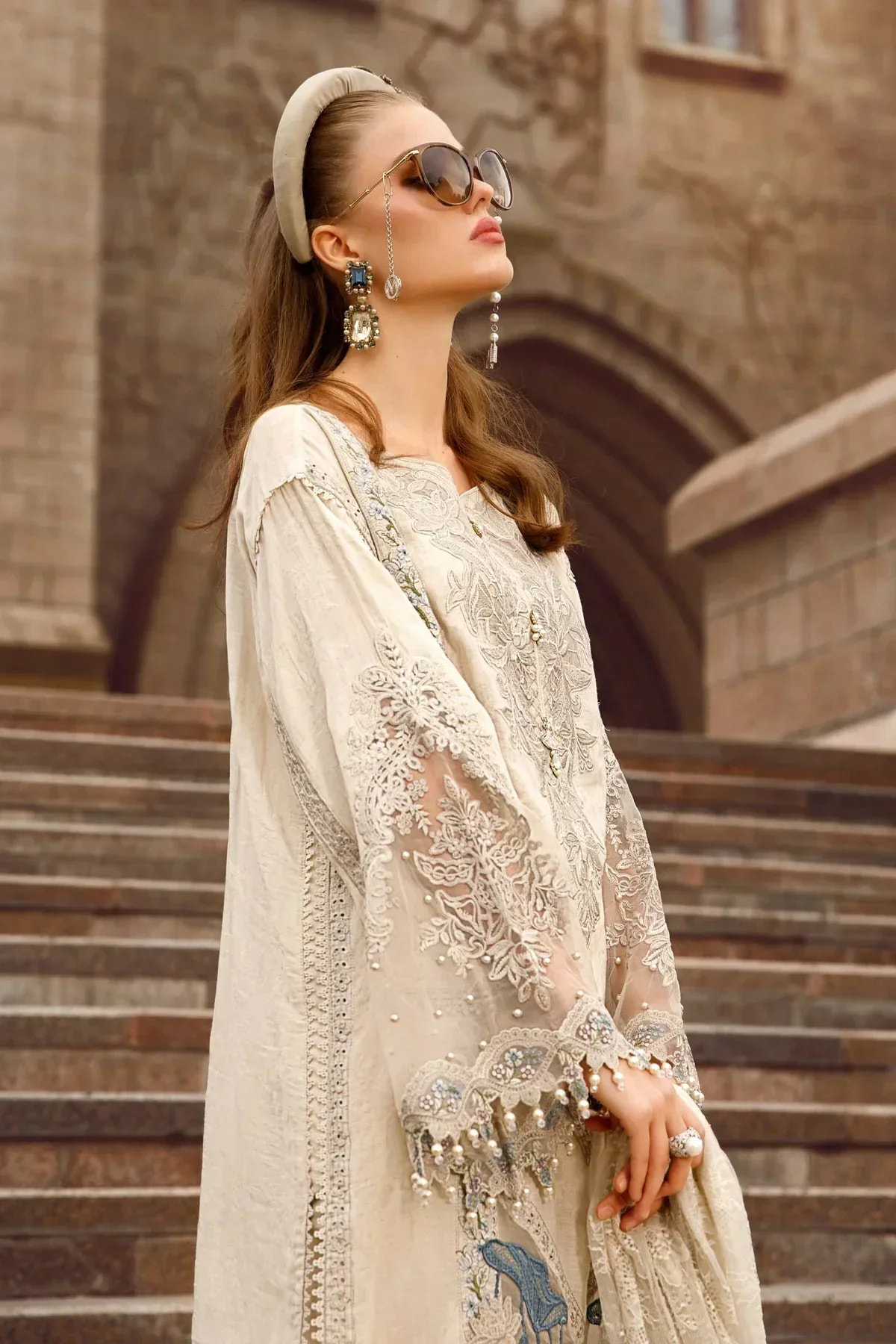Maria B | Luxury Lawn | D-2307-B -  Maria B Luxury - Original Designer Dress - House of Maryam