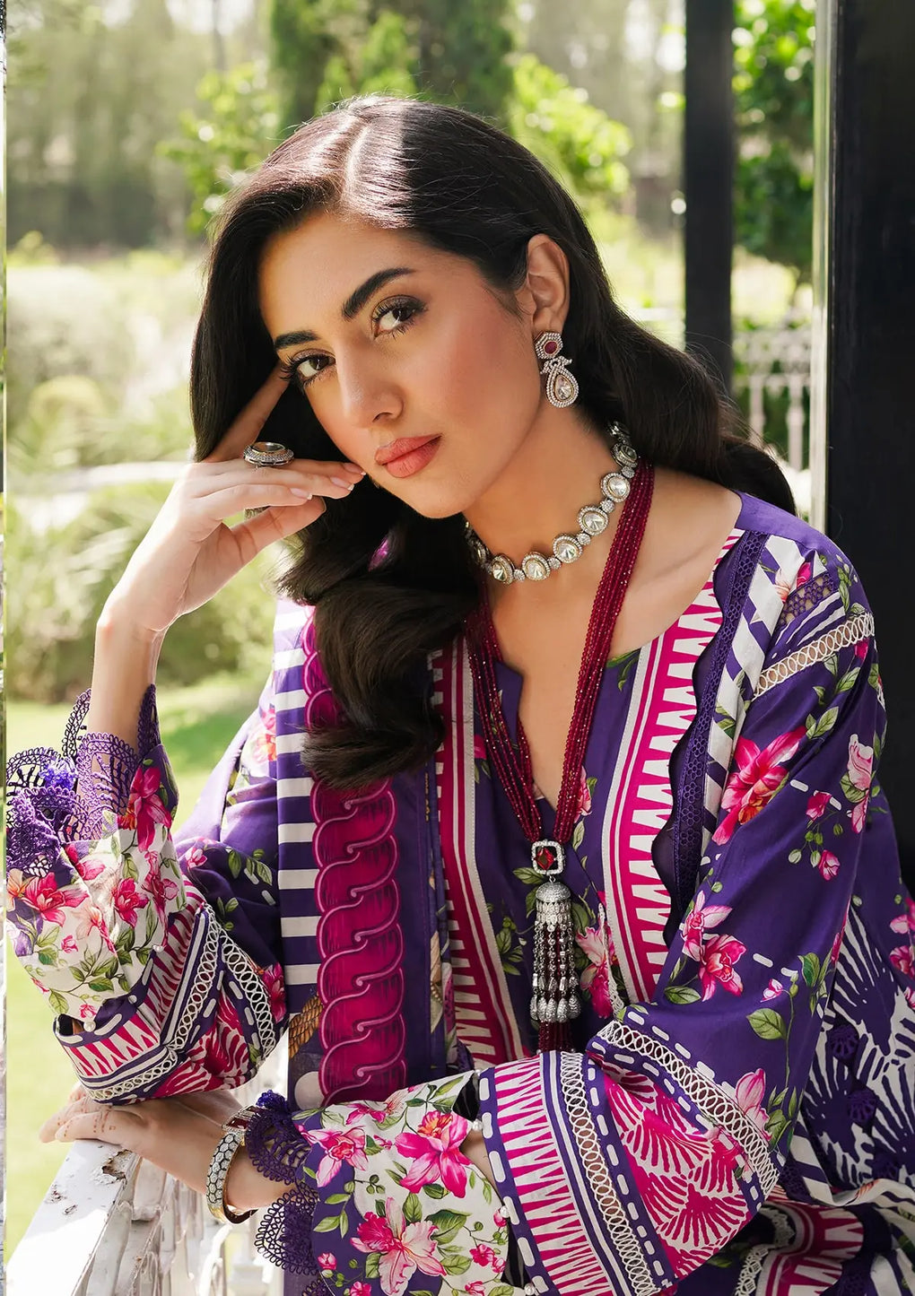 Elaf Premium | Printed Collection 24 | EEP-02B - Bloomie by Designer Elaf Premium - House of Maryam - Pakistani Designer Ethnic Wear in {{ shop.shopifyCountryName }}