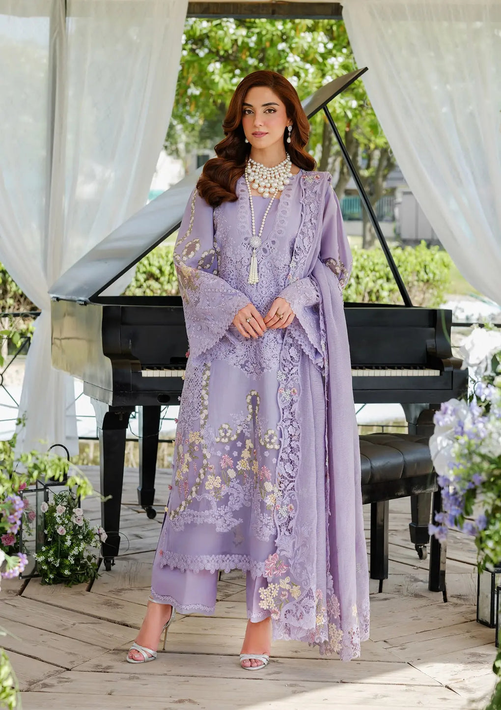 Elaf Premium | Luxury Lawn 25 | ELH-3A PARIS HUES -  Elaf Premium Ladies Clothes - Original Designer Dress - House of Maryam