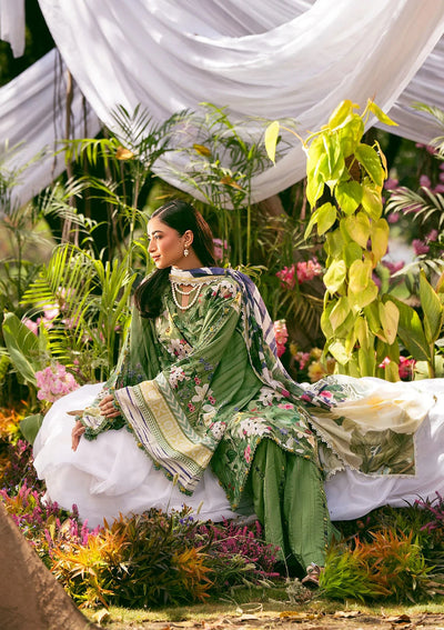 Elaf Premium | Prints 25 | EPS-1B GREEN EDEN -  Elaf Premium Ladies Clothes - Original Designer Dress - House of Maryam