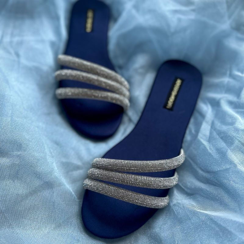 Blue Lovestruck Slides by House of Maryam - House of Maryam