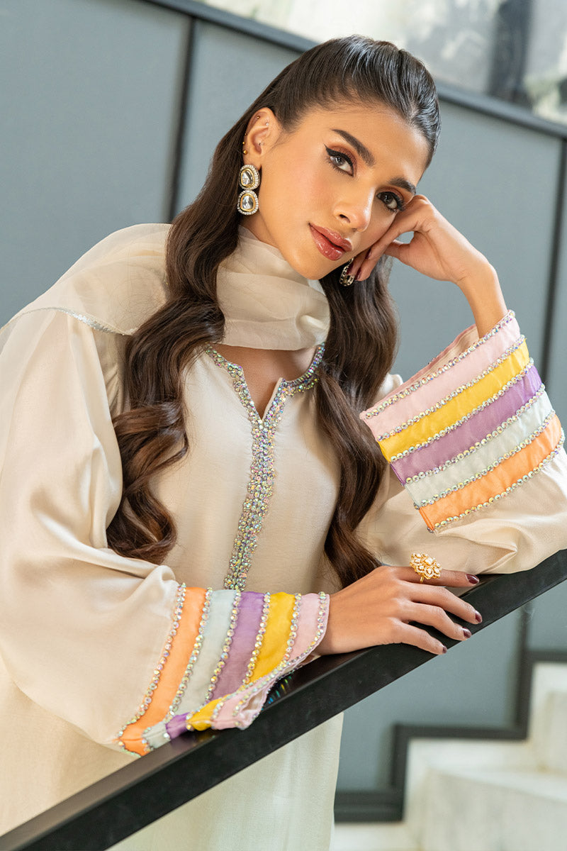 Chic Ophicial | Celenia Pret | Ivory Rose -  Chic Ophicial Ladies Clothes -  House of Maryam