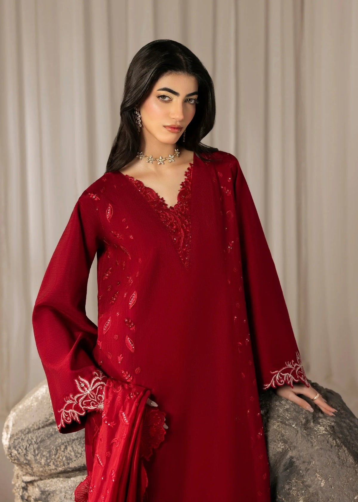 Jamnii | Silk Atelier Pret 26 | CHERRY BLOOM, image 4