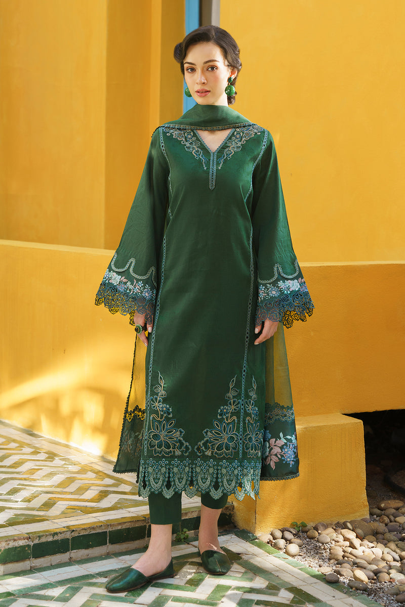 Baroque | Luxury Pret 24 | JACQUARD LAWN UF-572 -  Baroque Luxury - Original Designer Dress - House of Maryam