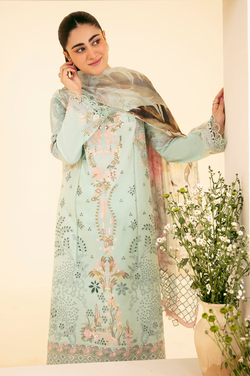 Qalamkar | Qlinekari Luxury Lawn | SQ-06 AFROZEH by Designer Qalamkar - House of Maryam - Pakistani Designer Ethnic Wear in {{ shop.shopifyCountryName }}