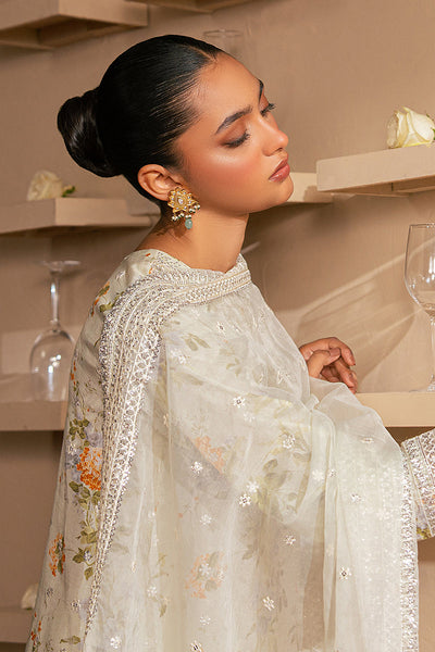 Cross Stitch | Luxury Pret | Snowdrop Chic-2 PC (Shirt & Dupatta)