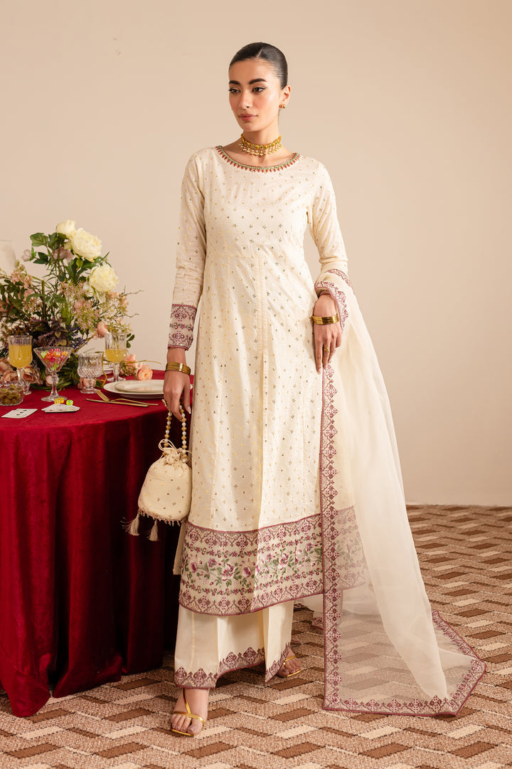 Batik | Reception Luxe Edit | Sufaid -  Batik Ladies Clothes - Original Designer Dress - House of Maryam