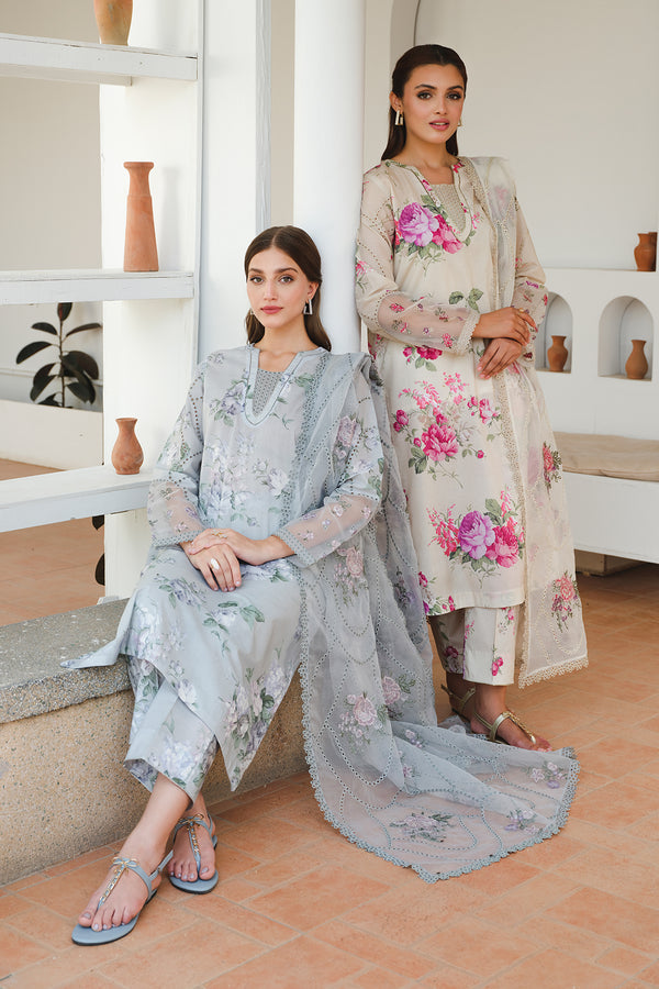 Baroque | Luxury Pret 24 | LAWN UF-651 -  Baroque Luxury - Original Designer Dress - House of Maryam