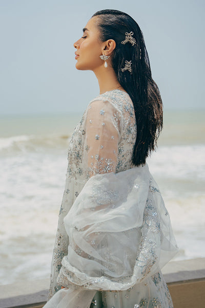 Cross Stitch | Wedding Collection 24 | SAFFRON CHARM -  Cross Stitch Formal - Original Designer Dress - House of Maryam