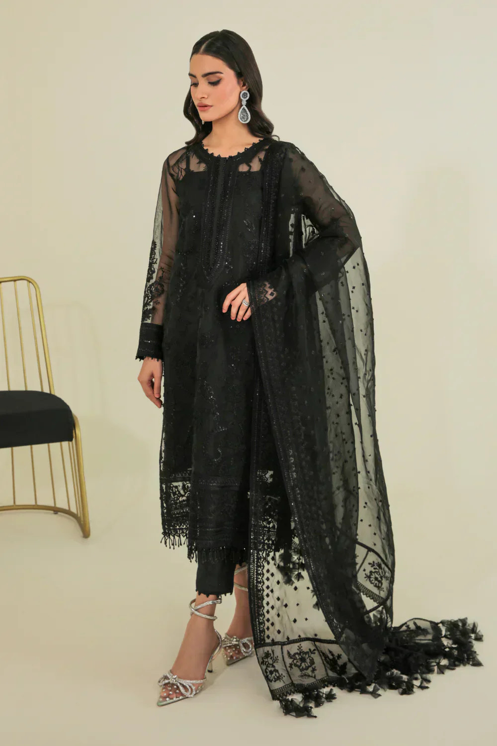 Baroque | Formals Collection | UF-235 -  Baroque Formal - Original Designer Dress - House of Maryam