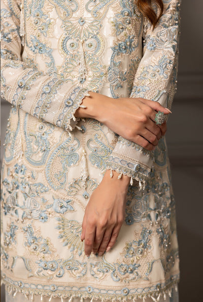 Threads and Motifs | Formal Dresses 25 | Embroidered Shirt With Gharara -  Threads and Motifs Ladies Clothes - Original Designer Dress - House of Maryam