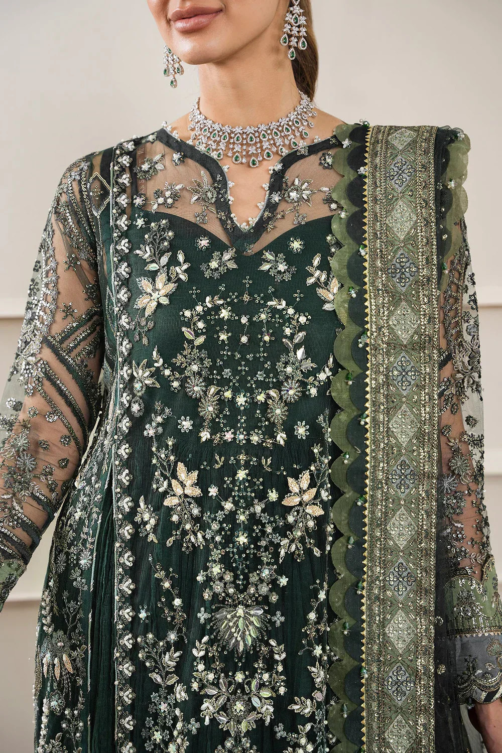 Baroque | Chantelle Embroidered Collection | CH12-05 -  Baroque Bridal - Original Designer Dress - House of Maryam