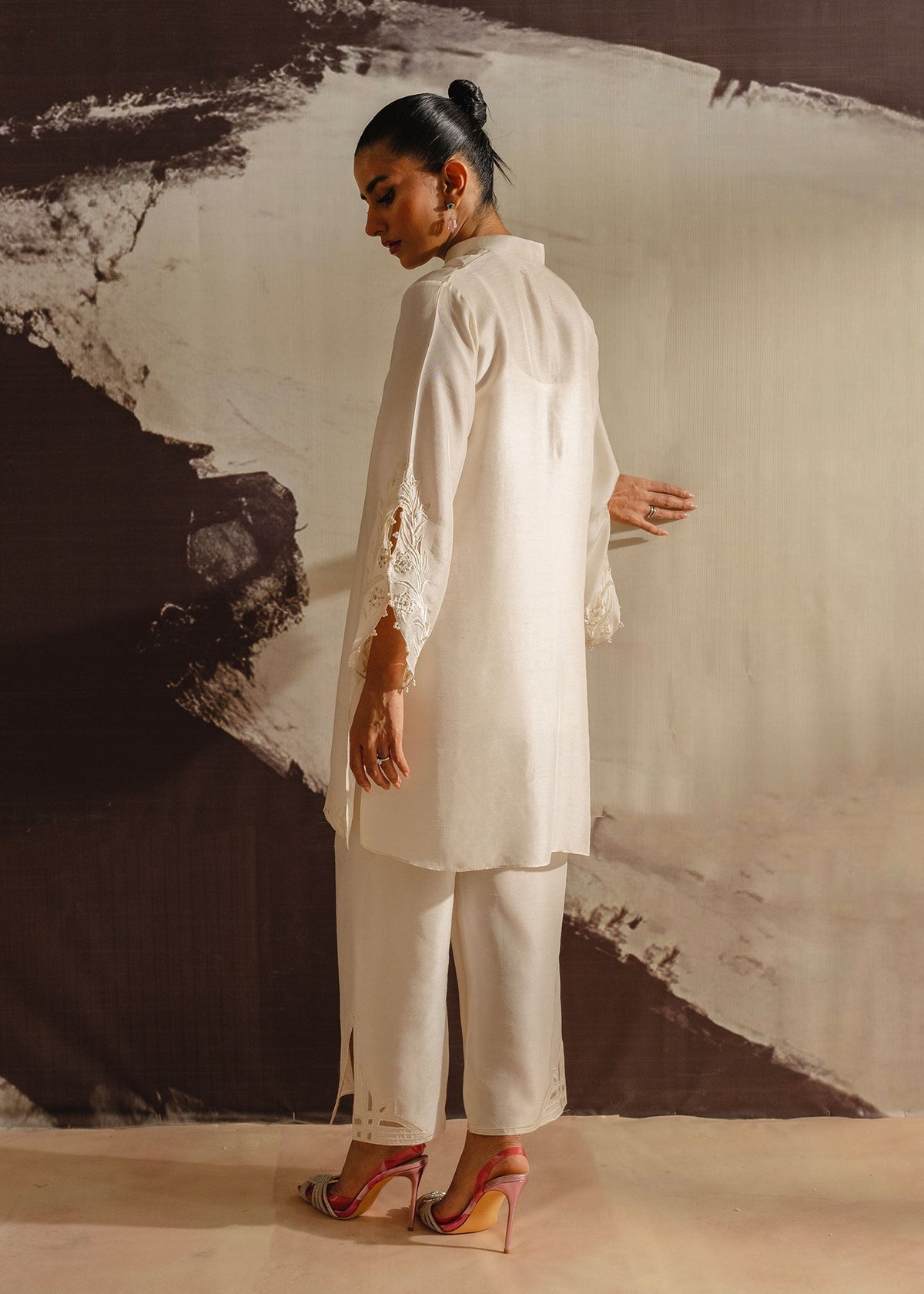 Mahgul | Eye of Cemal | Misty Floral -  Mahgul Ladies Clothes - Original Designer Dress - House of Maryam