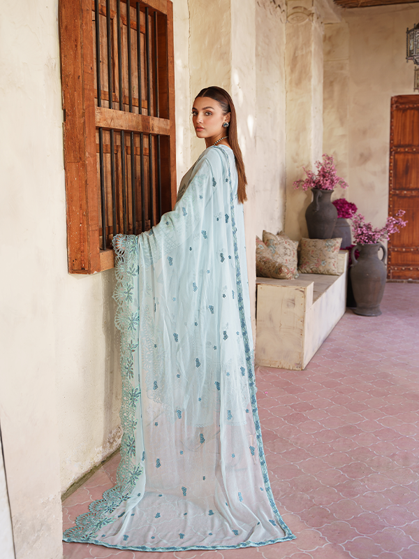 Zebtan | Zeenat Luxury Lawn Eid Collection | ZL 06 by Designer Zebtan - House of Maryam - Pakistani Designer Ethnic Wear in {{ shop.shopifyCountryName }}