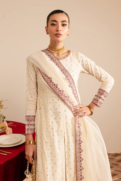 Batik | Reception Luxe Edit | Sufaid -  Batik Ladies Clothes - Original Designer Dress - House of Maryam