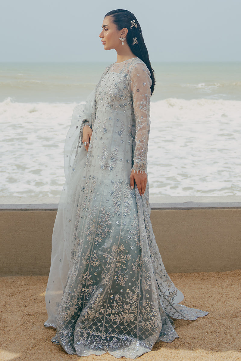 Cross Stitch | Wedding Collection 24 | SAFFRON CHARM -  Cross Stitch Formal - Original Designer Dress - House of Maryam
