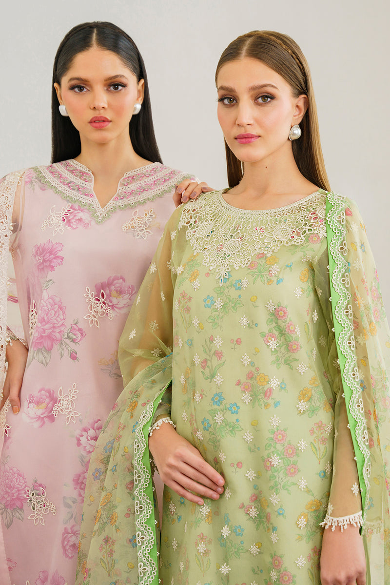 Baroque | Formal Collection | ORGANZA UF-521 -  Baroque Ladies Clothes - Original Designer Dress - House of Maryam