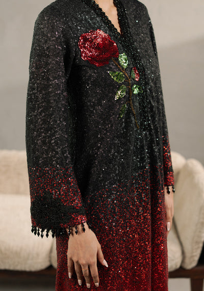 Zarqash | Silk Edit | ZQS 019 AMBER -  Zarqash Ladies Clothes - Original Designer Dress - House of Maryam
