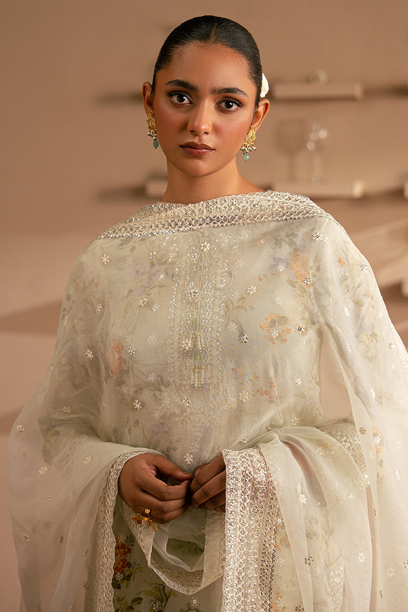 Cross Stitch | Luxury Pret | Snowdrop Chic-2 PC (Shirt & Dupatta), image 5