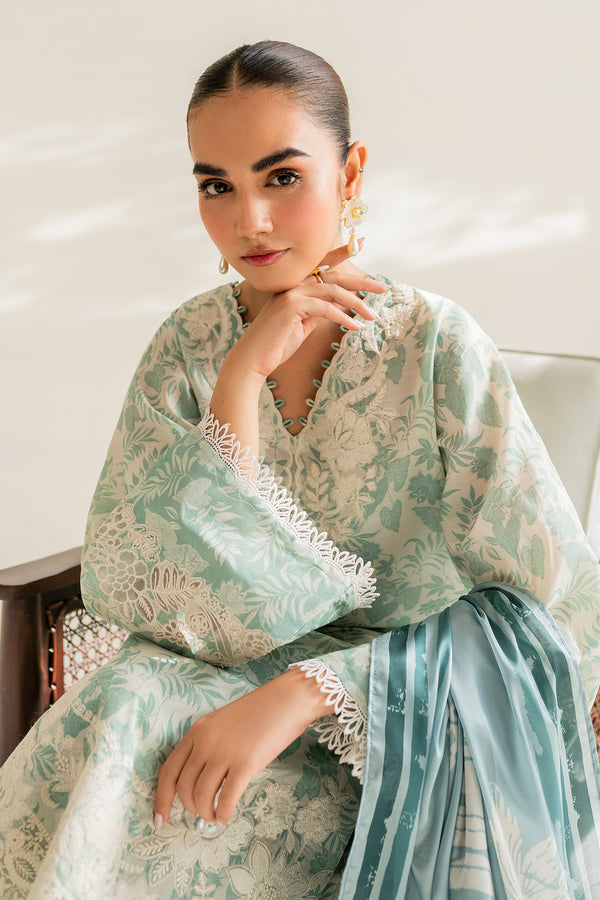 Baroque | Luxury Pret 24 | LAWN UF-677 -  Baroque Luxury - Original Designer Dress - House of Maryam