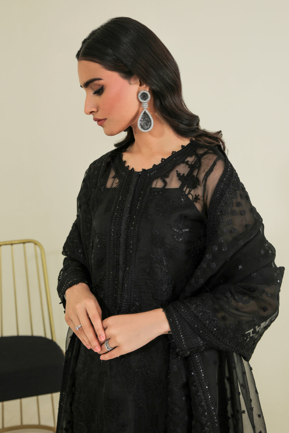 Baroque | Formals Collection | EMBROIDERED ORGANZA UF-235-3
